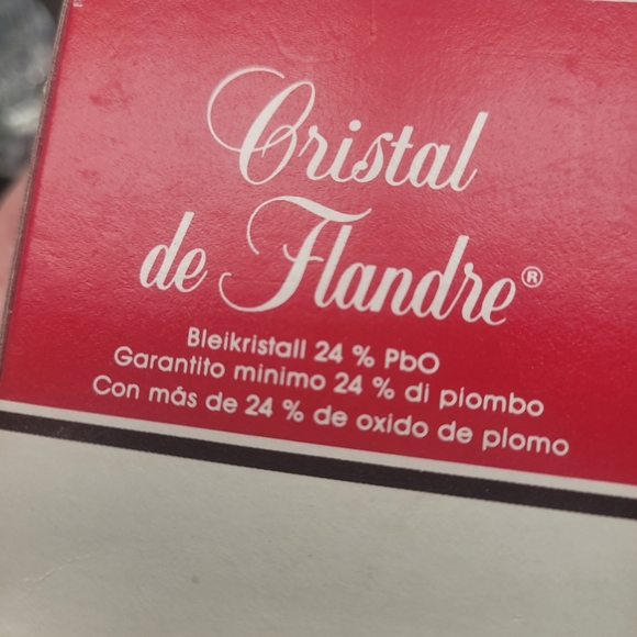 BRAND NEW Cristal De Flandre Crystal Cordial Glassware - Picture 6 of 8